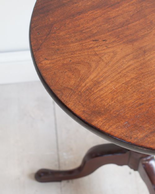 GEORGIAN MAHOGANY TRIPOD TABLE - ADDITIONAL PHOTO 4