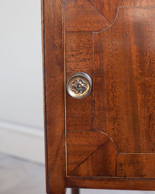 PAIR OF EARLY 19TH CENTURY MAHOGANY BEDSIDE CUPBOARDS - ADDITIONAL PHOTO 9