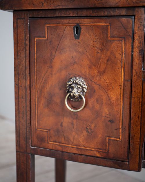 GEORGE III MAHOGANY BOWFRONT SIDEBOARD - ADDITIONAL PHOTO 4