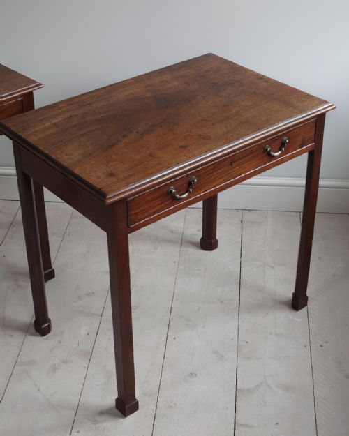 PAIR OF GEORGIAN MAHOGANY SIDE TABLES - ADDITIONAL PHOTO 3