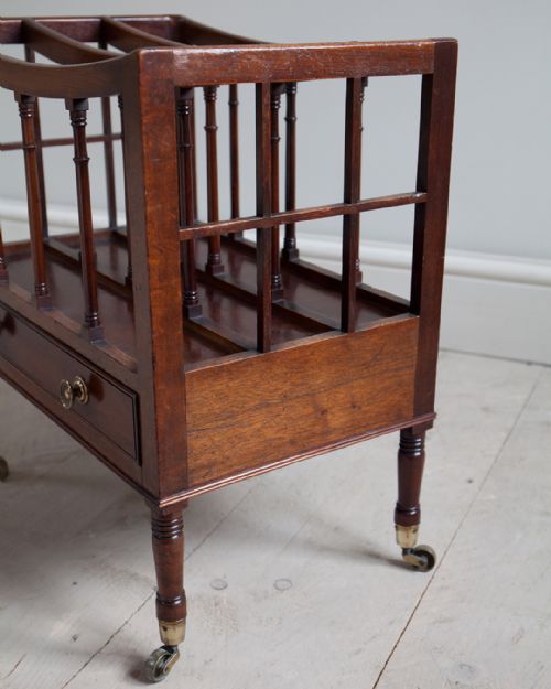 FINE QUALITY REGENCY MAHOGANY CANTERBURY - ADDITIONAL PHOTO 3