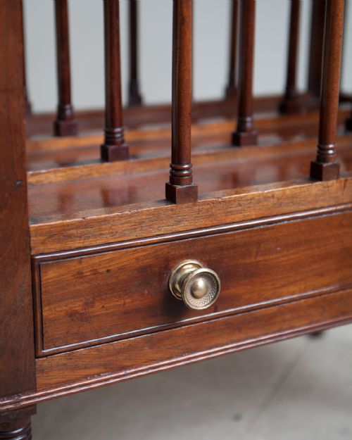 FINE QUALITY REGENCY MAHOGANY CANTERBURY - ADDITIONAL PHOTO 5