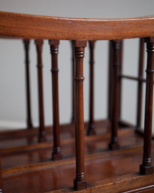FINE QUALITY REGENCY MAHOGANY CANTERBURY - ADDITIONAL PHOTO 6