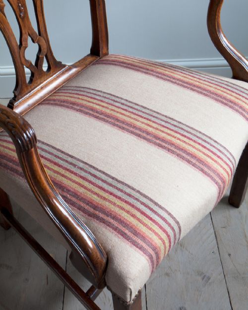 GEORGE III MAHOGANY CARVER CHAIR - ADDITIONAL PHOTO 6