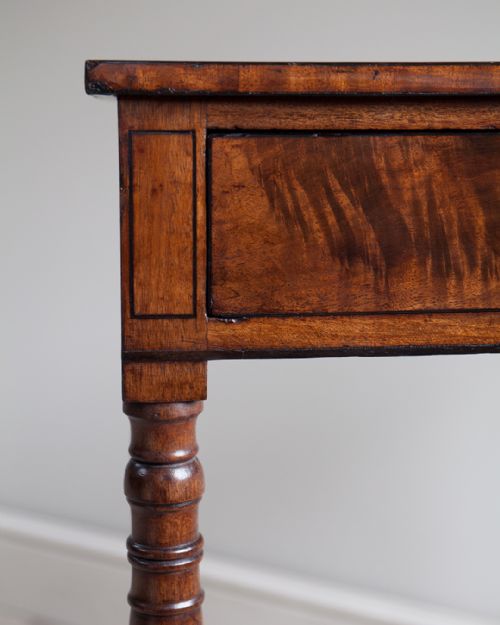 REGENCY MAHOGANY WORK TABLE - ADDITIONAL PHOTO 6