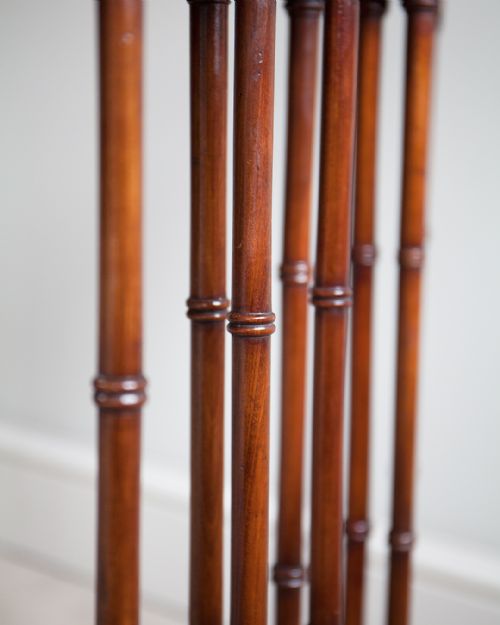 EDWARDIAN MAHOGANY NEST OF FOUR TABLES - ADDITIONAL PHOTO 6