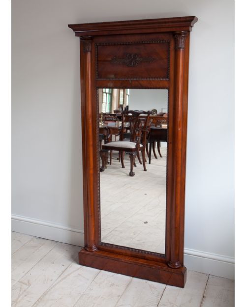 MID 19TH CENTURY FRENCH MAHOGANY DRESSING MIRROR - ADDITIONAL PHOTO 5