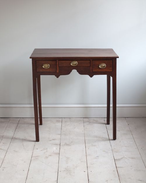 GEORGE III OAK LOWBOY - ADDITIONAL PHOTO 1