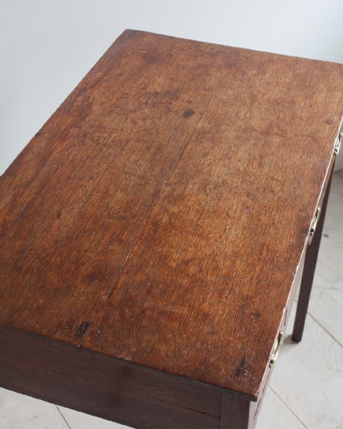 GEORGE III OAK LOWBOY - ADDITIONAL PHOTO 3