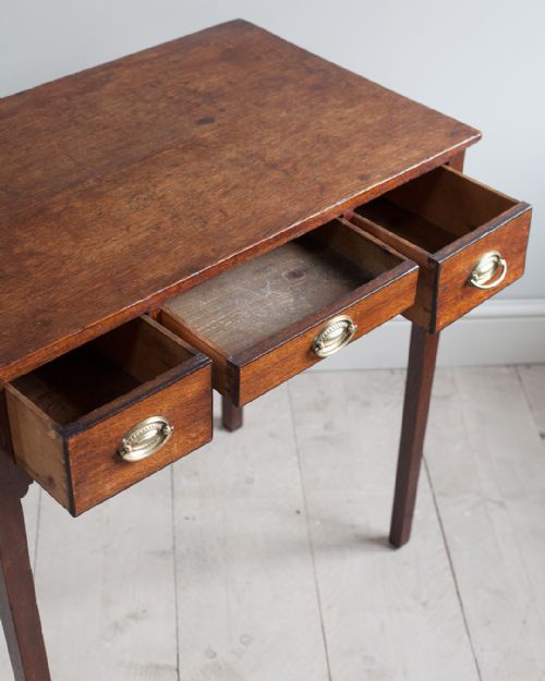GEORGE III OAK LOWBOY - ADDITIONAL PHOTO 5