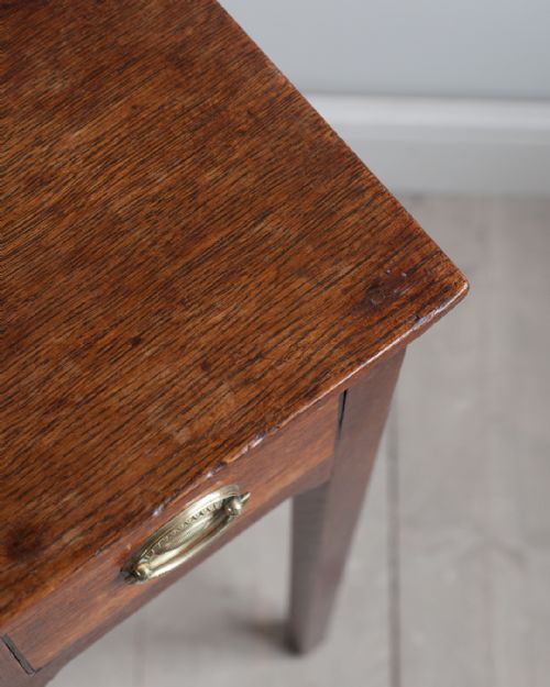 GEORGE III OAK LOWBOY - ADDITIONAL PHOTO 6