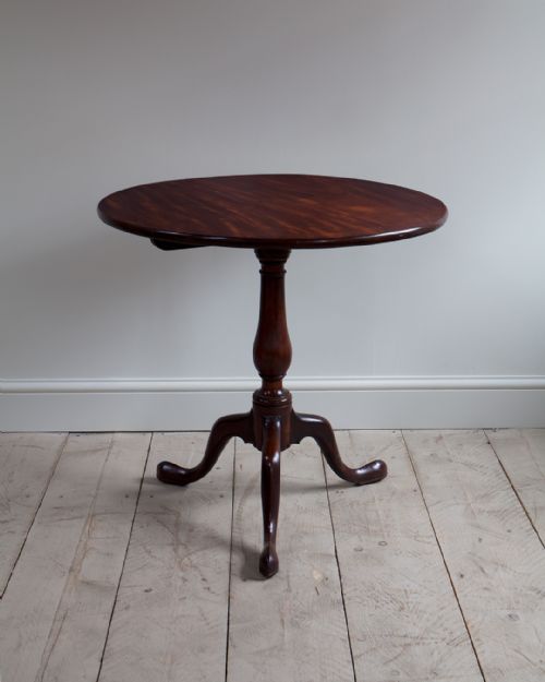 GEORGIAN MAHOGANY TRIPOD TABLE - ADDITIONAL PHOTO 1