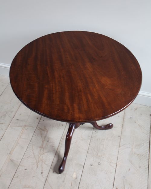 GEORGIAN MAHOGANY TRIPOD TABLE - ADDITIONAL PHOTO 2