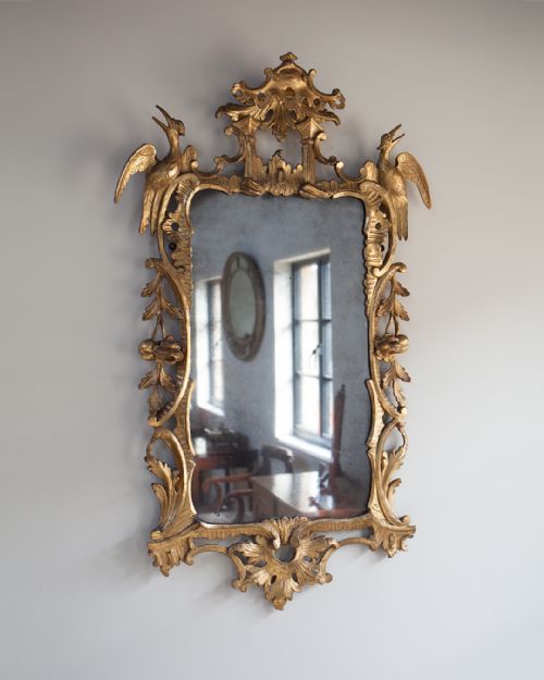 SUPERB GEORGE III GILTWOOD ROCOCO MIRROR - ADDITIONAL PHOTO 1