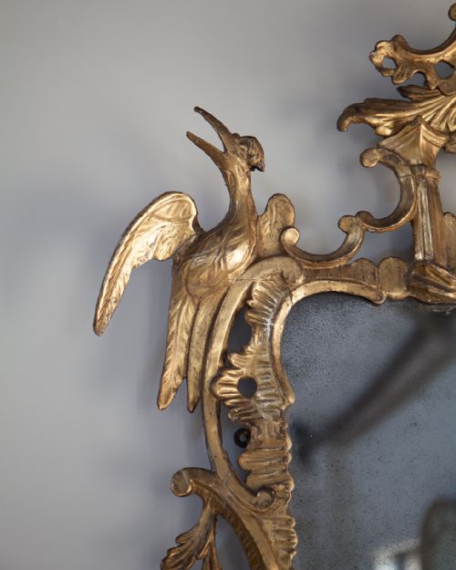 SUPERB GEORGE III GILTWOOD ROCOCO MIRROR - ADDITIONAL PHOTO 4