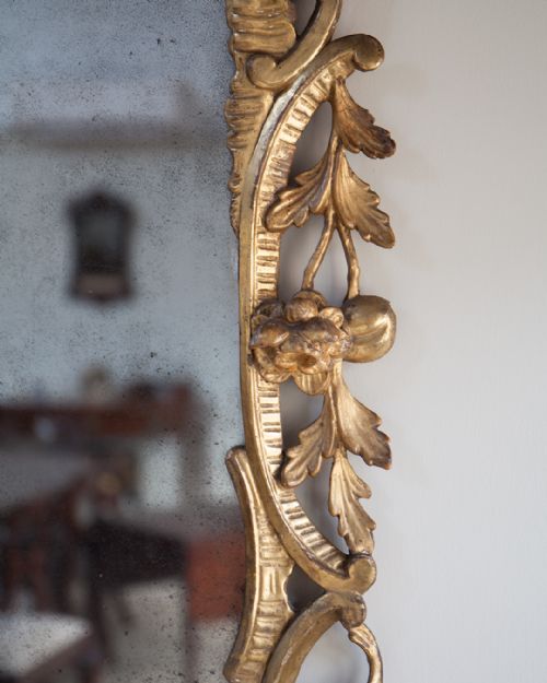 SUPERB GEORGE III GILTWOOD ROCOCO MIRROR - ADDITIONAL PHOTO 6