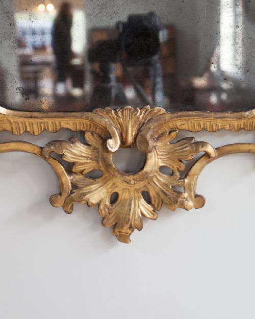 SUPERB GEORGE III GILTWOOD ROCOCO MIRROR - ADDITIONAL PHOTO 7