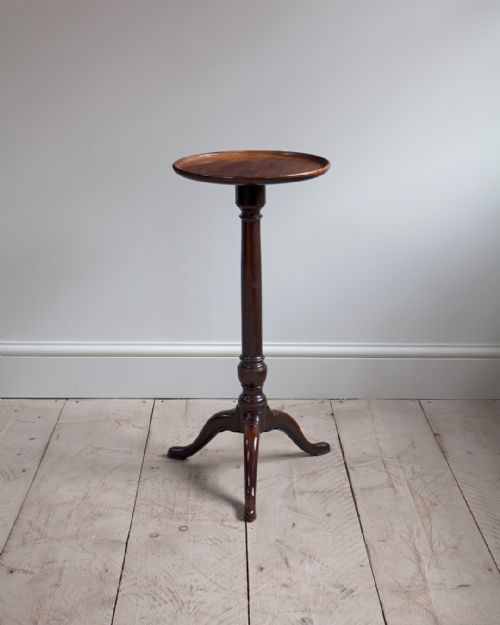 george iii mahogany candle stand - CATEGORY: ANTIQUE MISCELLANEOUS - DATED 18TH CENTURY