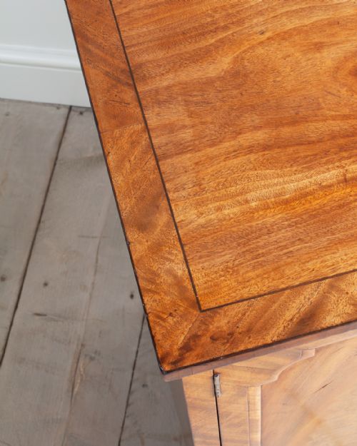 GEORGE IV FIGURED MAHOGANY SIDE CABINET - ADDITIONAL PHOTO 4