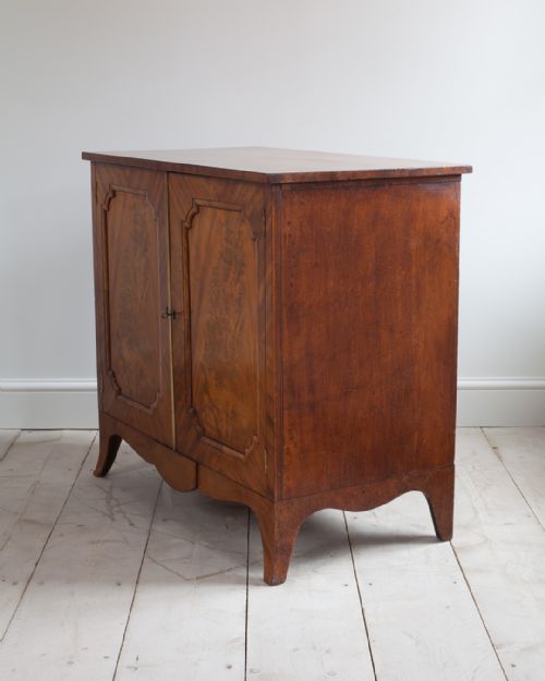 GEORGE IV FIGURED MAHOGANY SIDE CABINET - ADDITIONAL PHOTO 8