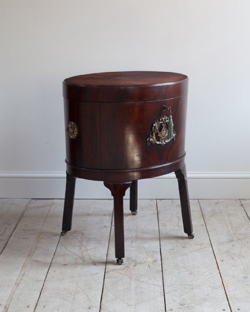 george iii mahogany oval wine cooler - CATEGORY: ANTIQUE MISCELLANEOUS - DATED 18TH CENTURY