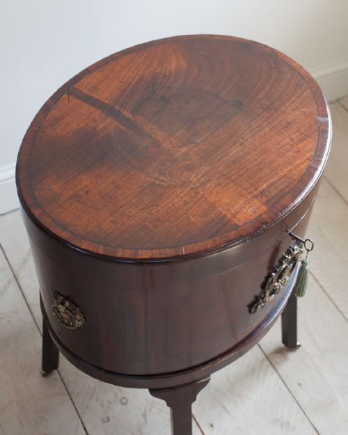 GEORGE III MAHOGANY OVAL WINE COOLER - ADDITIONAL PHOTO 2