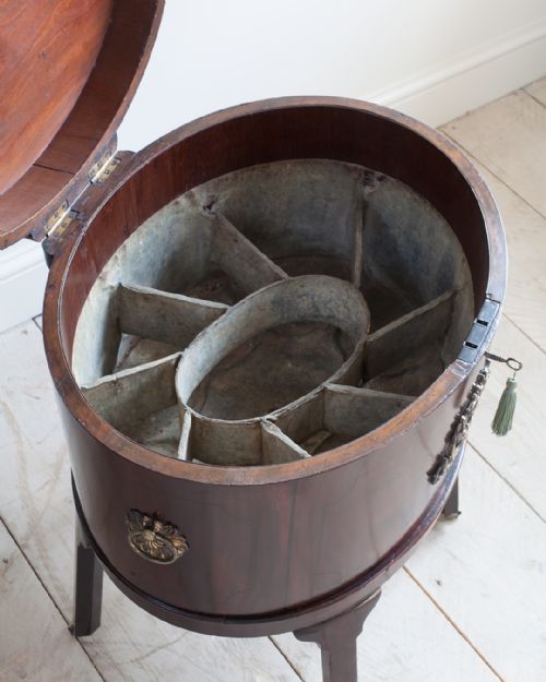 GEORGE III MAHOGANY OVAL WINE COOLER - ADDITIONAL PHOTO 3