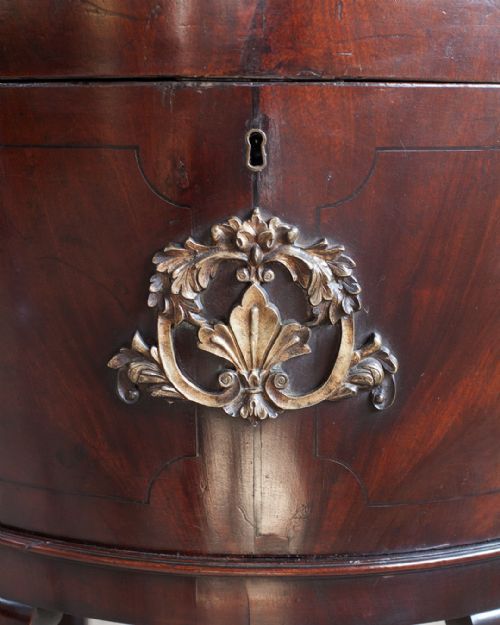 GEORGE III MAHOGANY OVAL WINE COOLER - ADDITIONAL PHOTO 4