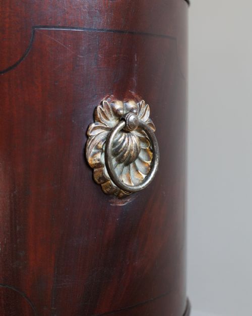 GEORGE III MAHOGANY OVAL WINE COOLER - ADDITIONAL PHOTO 5