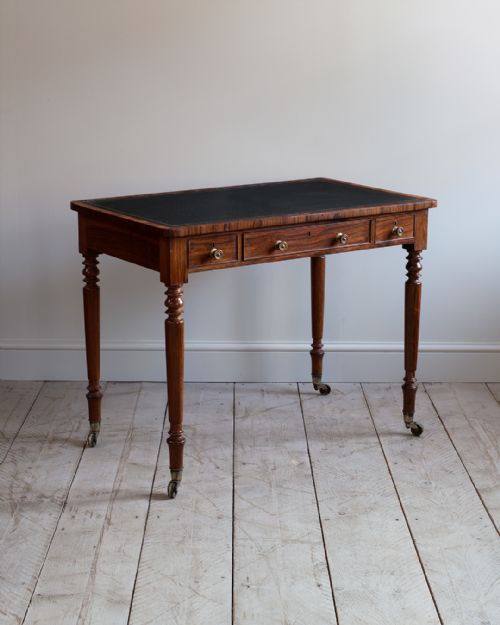 late regency rosewood writing table - CATEGORY: ANTIQUE TABLES - DATED 19TH CENTURY
