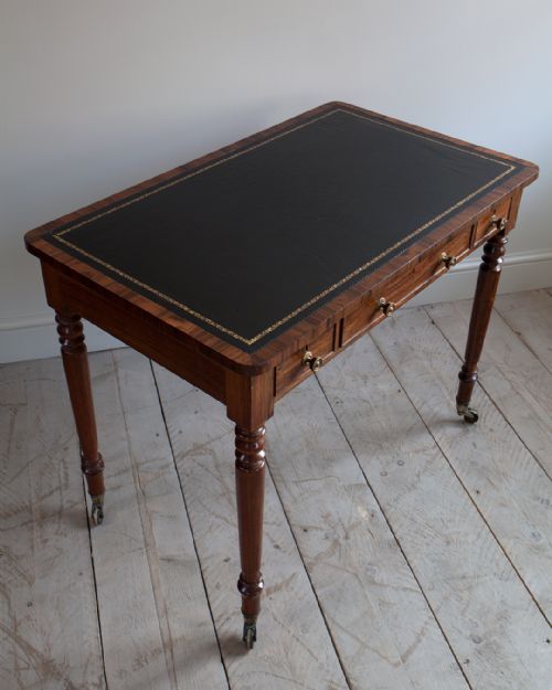 LATE REGENCY ROSEWOOD WRITING TABLE - ADDITIONAL PHOTO 2