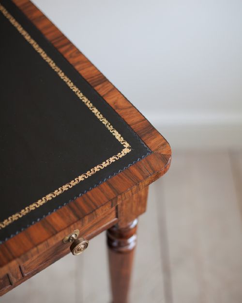 LATE REGENCY ROSEWOOD WRITING TABLE - ADDITIONAL PHOTO 3