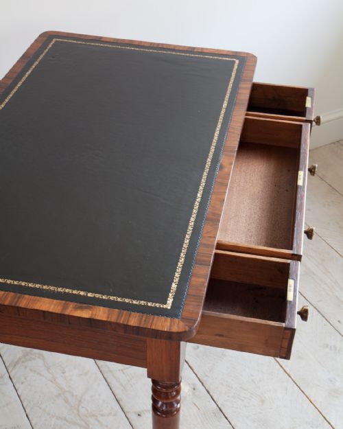 LATE REGENCY ROSEWOOD WRITING TABLE - ADDITIONAL PHOTO 7