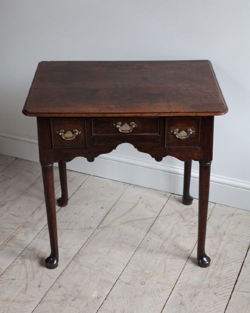 GEORGE III OAK LOWBOY - ADDITIONAL PHOTO 6