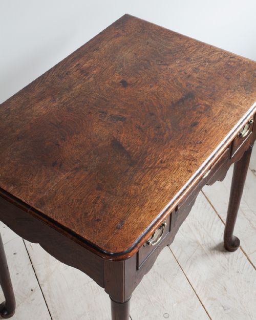 GEORGE III OAK LOWBOY - ADDITIONAL PHOTO 8