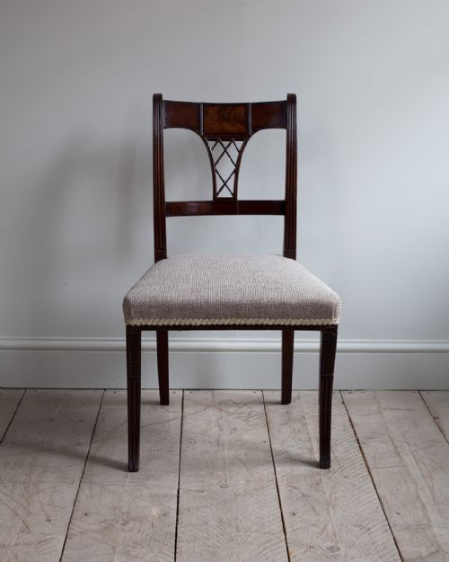REGENCY MAHOGANY SIDE CHAIR - ADDITIONAL PHOTO 1