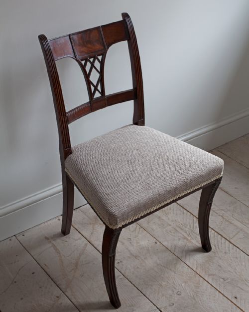REGENCY MAHOGANY SIDE CHAIR - ADDITIONAL PHOTO 2