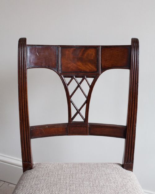 REGENCY MAHOGANY SIDE CHAIR - ADDITIONAL PHOTO 3