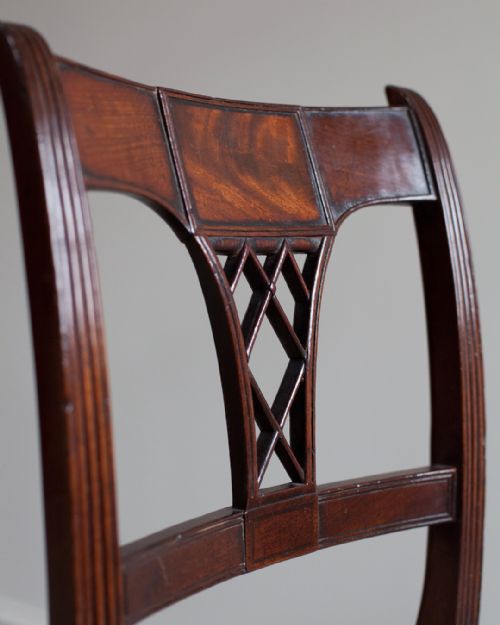 REGENCY MAHOGANY SIDE CHAIR - ADDITIONAL PHOTO 5
