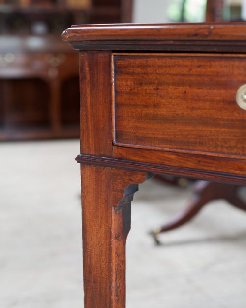 18TH CENTURY MAHOGANY PARTNERS LIBRARY TABLE - ADDITIONAL PHOTO 7