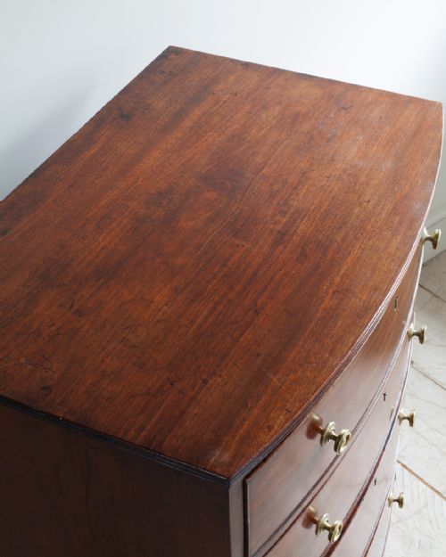 REGENCY BOWFRONT CHEST OF DRAWERS - ADDITIONAL PHOTO 3