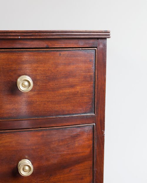 REGENCY BOWFRONT CHEST OF DRAWERS - ADDITIONAL PHOTO 4