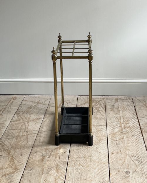 20TH CENTURY BRASS STICK STAND - ADDITIONAL PHOTO 2