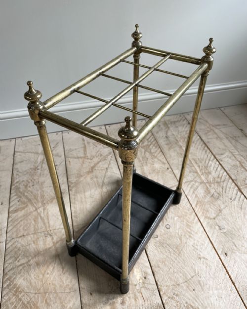 20TH CENTURY BRASS STICK STAND - ADDITIONAL PHOTO 3