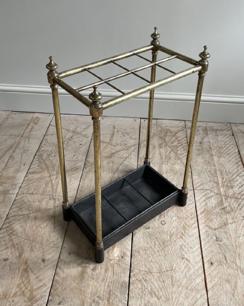20TH CENTURY BRASS STICK STAND - ADDITIONAL PHOTO 4