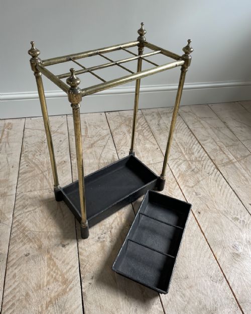 20TH CENTURY BRASS STICK STAND - ADDITIONAL PHOTO 5