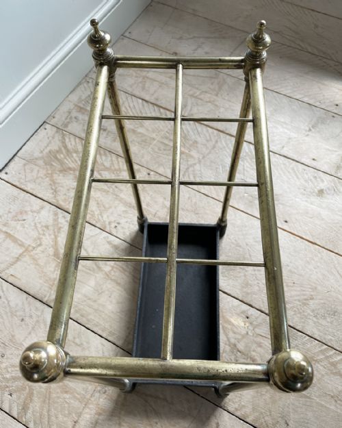 20TH CENTURY BRASS STICK STAND - ADDITIONAL PHOTO 7