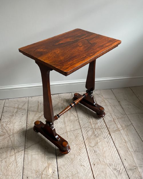 WILLIAM IV ROSEWOOD LAMP TABLE - ADDITIONAL PHOTO 2