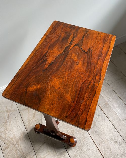 WILLIAM IV ROSEWOOD LAMP TABLE - ADDITIONAL PHOTO 4
