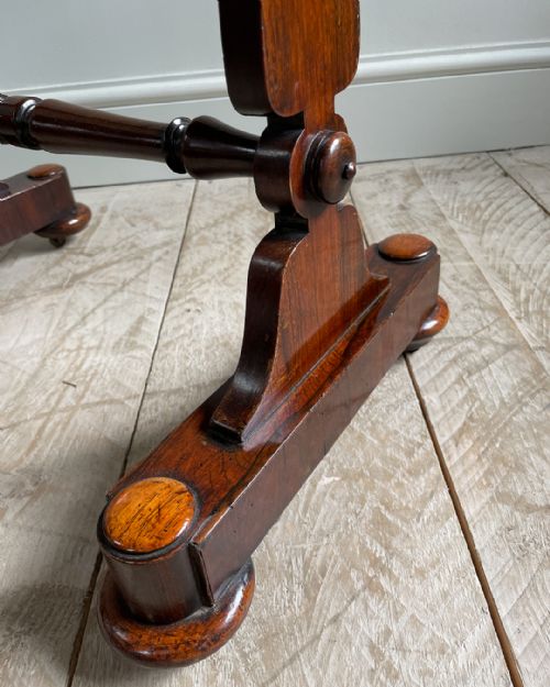 WILLIAM IV ROSEWOOD LAMP TABLE - ADDITIONAL PHOTO 6
